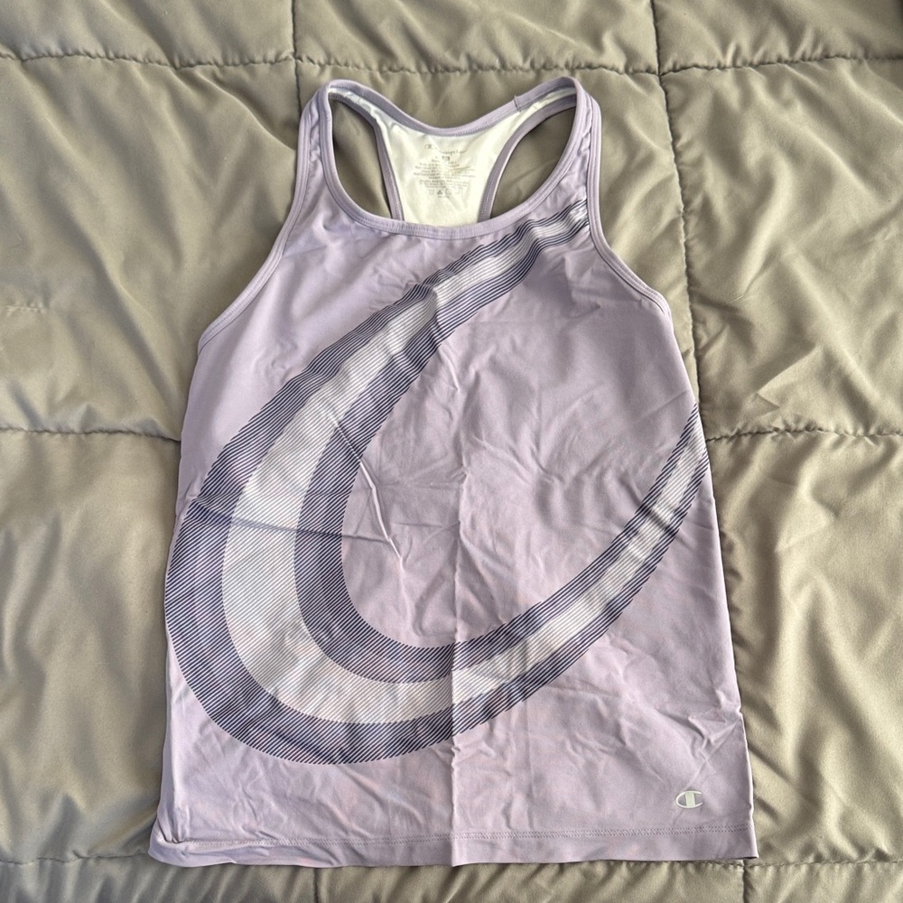 Champion Women's Lavender Tank Top w shelf bra
